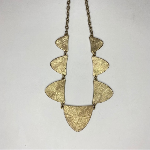 Francesca’s Preppy Black & Gold Statement Necklace - Picture 4 of 6